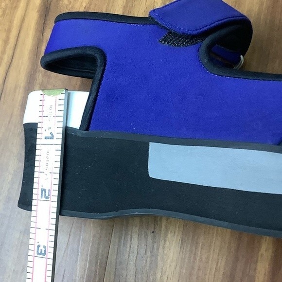 Marni Blue Color Block Neoprene Sandals Summer Bright Travel Comfortable Size 6 - Picture 11 of 12